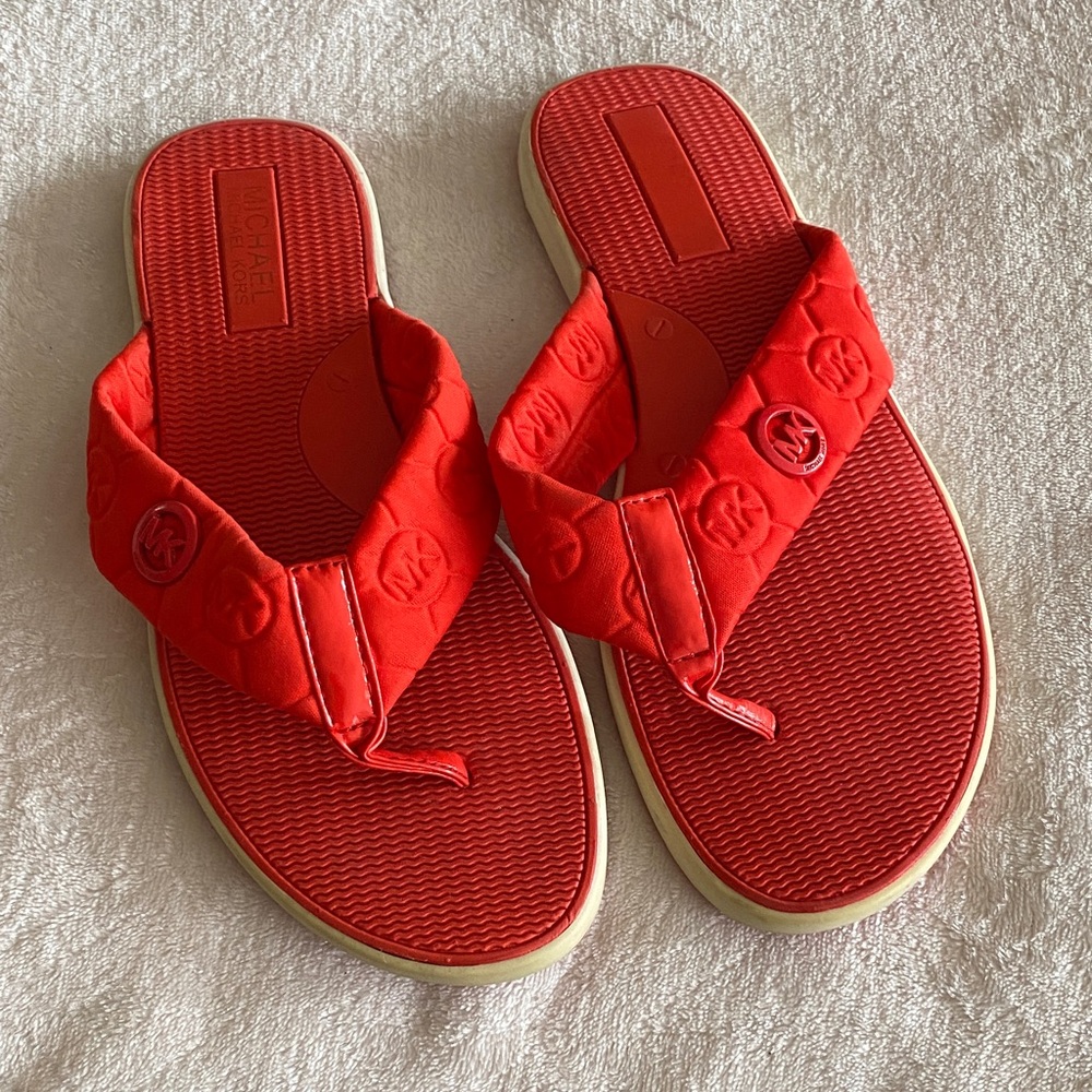 Michael Kors Lyssa Vibrant Red Sandals